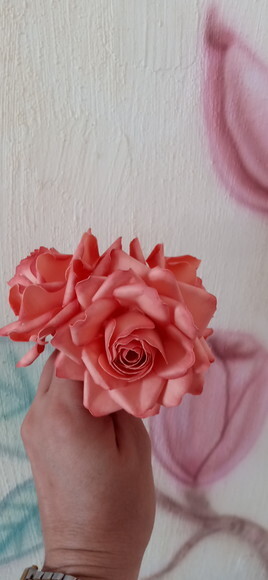 Kit 3 Rosas Realistas