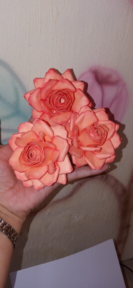 Kit 3 Rosas Realistas