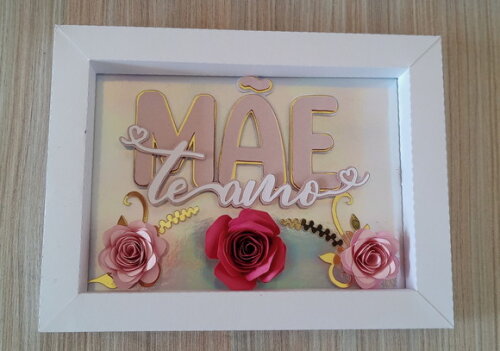 Quadro Mãe Te Amo