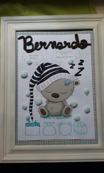 Quadro Maternidade Urso