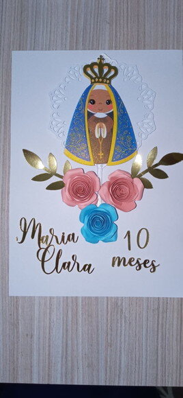 Topo de Bolo Nossa Senhora Aparecida Infantil