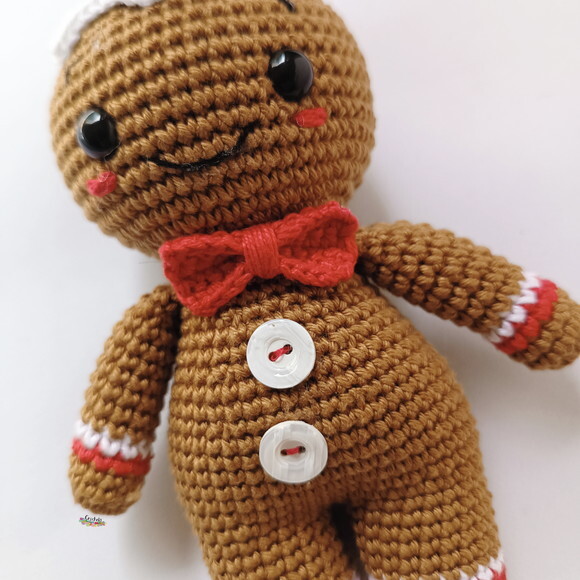 Biscoito de Natal em Crochê Amigurumi