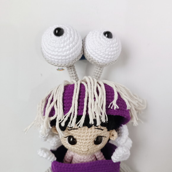 Boneca de Crochê Amigurumi Personalizada Monstros S.a.