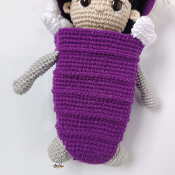 Boneca de Crochê Amigurumi Personalizada Monstros S.a.