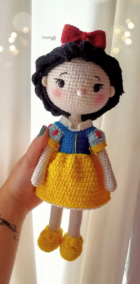 Boneca Personagem Branca de Neve Personalizada