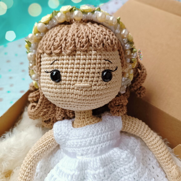 Boneca Personalizada de Crochê Amigurumi