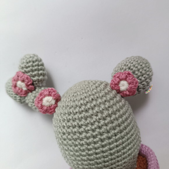 Cacto Plantinha de Crochê Amigurumi