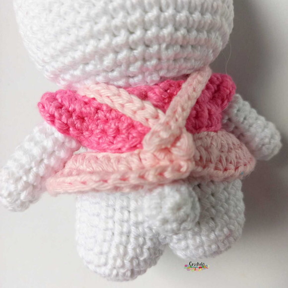 Chaveiro Hello Kitty de Croche Amigurumi Personalizado