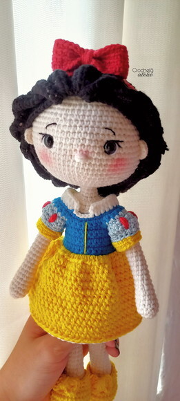 Boneca Personagem Branca de Neve Personalizada