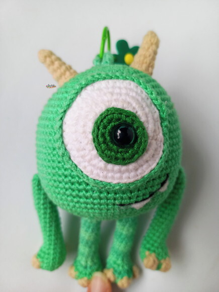 Chaveiro Personalizado Mike Wazowski Monstros Sa