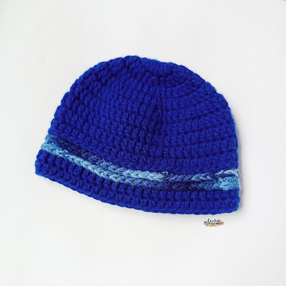 Conjunto de Croche Inverno Touca e Sapatinho para Bebê