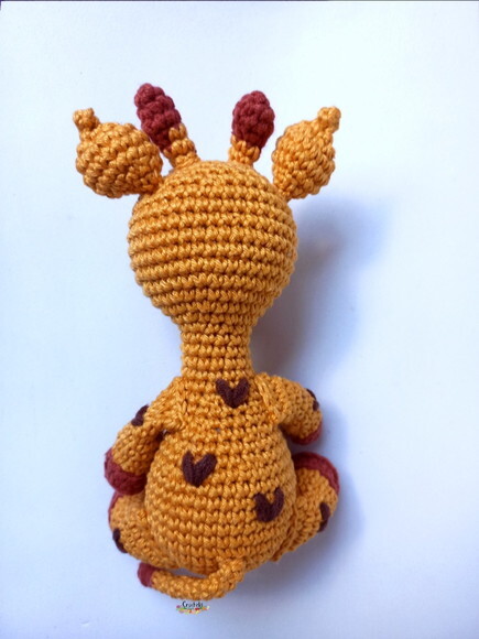 Girafa Amigurumi Tema Safári