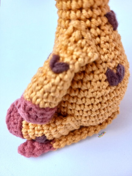 Girafa Amigurumi Tema Safári