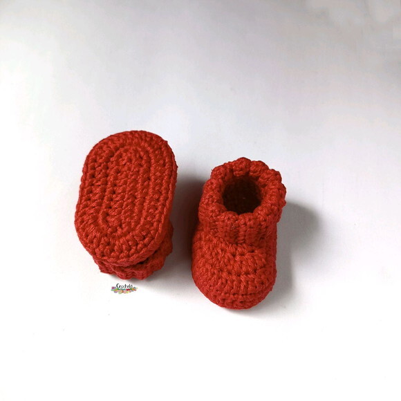 Kit de Crochê Conjunto de Sapatinho e Touca para Bebê