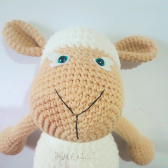Kit Ovelhas Amigurumi Crochê para Porta Maternidade