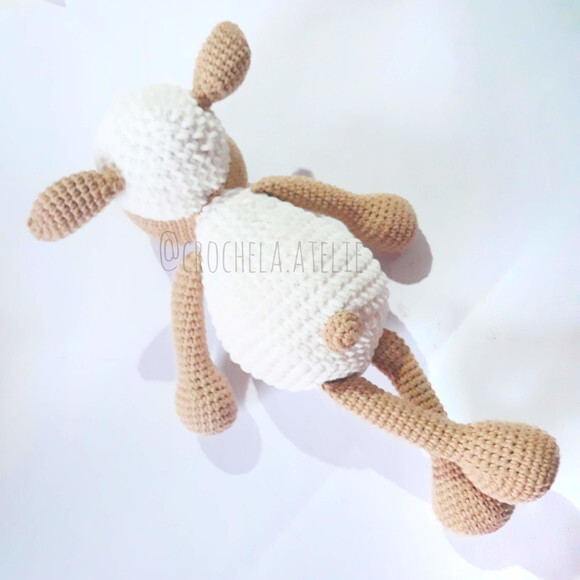 Kit Ovelhas Amigurumi Crochê para Porta Maternidade