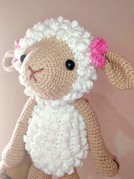 Ovelha de Crochê Amigurumi