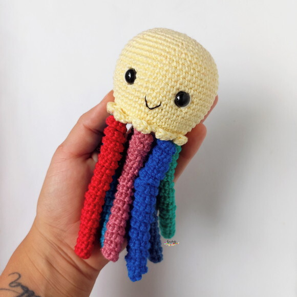 Polvo de Crochê Amigurumi