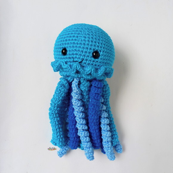 Polvo de Crochê Amigurumi para Menino