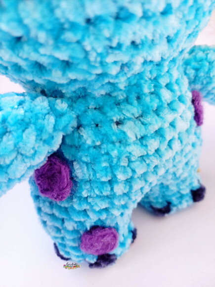 Sullivan Monstros S.a. de Crochê Amigurumi Pelúcia
