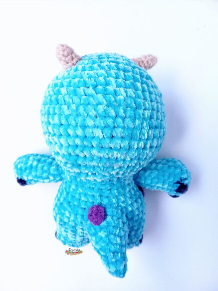 Sullivan Monstros S.a. de Crochê Amigurumi Pelúcia