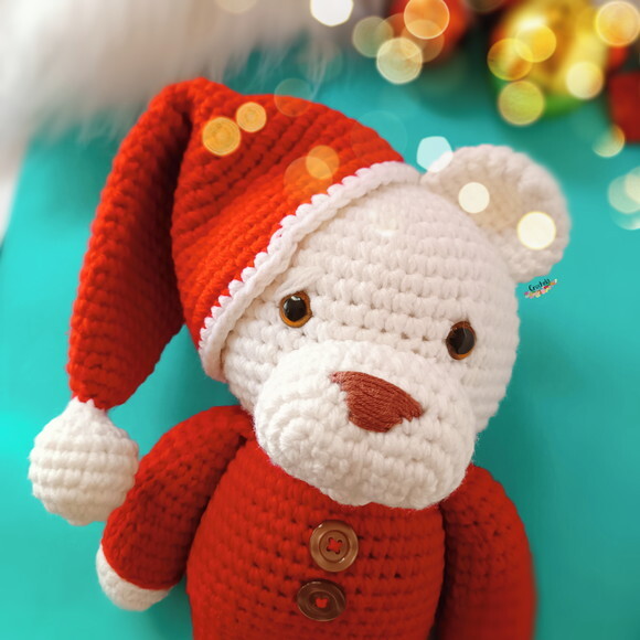 Ursinho Dorminhoco de Crochet Amigurumi Naninha