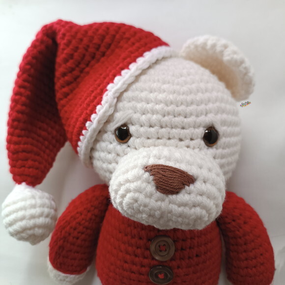Ursinho Dorminhoco de Crochet Amigurumi Naninha