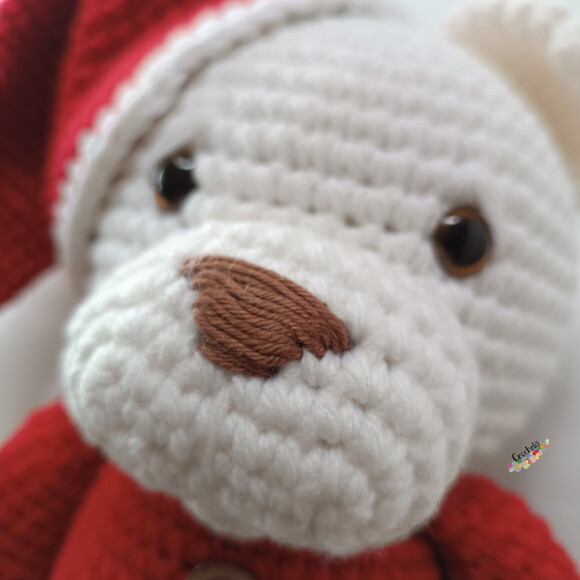 Ursinho Dorminhoco de Crochet Amigurumi Naninha