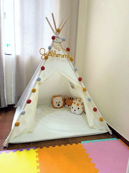 Varal de Bolinhas em Croche para Decoração