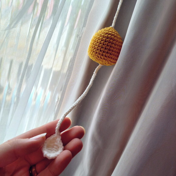 Varal de Bolinhas em Croche para Decoração