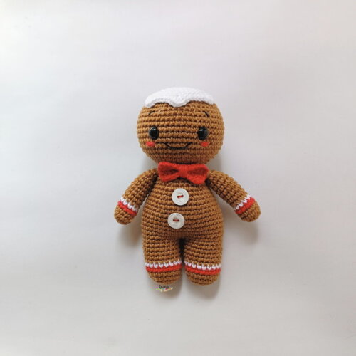 Biscoito de Natal em Crochê Amigurumi