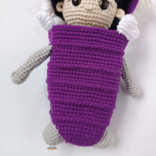 Boneca de Crochê Amigurumi Personalizada Monstros S.a.