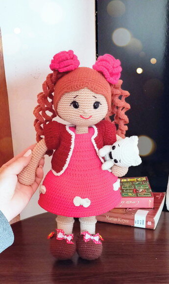 Boneca de Crochê em Amigurumi