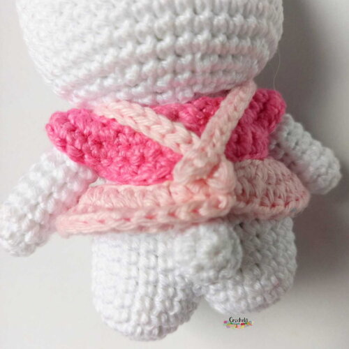 Chaveiro Hello Kitty de Croche Amigurumi Personalizado