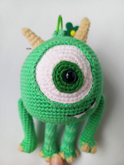 Chaveiro Personalizado Mike Wazowski Monstros Sa