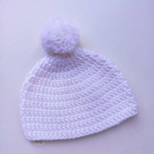 Conjunto Inverno Touca e Sapatinho de Crochê