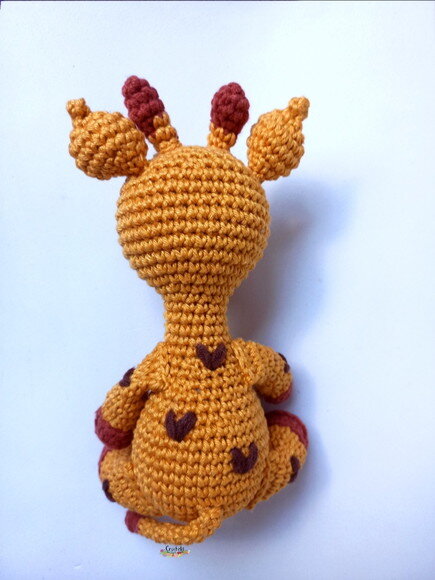 Girafa Amigurumi Tema Safári