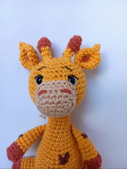 Girafa Amigurumi Tema Safári