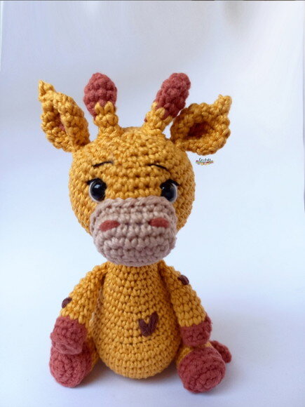 Girafa Amigurumi Tema Safári