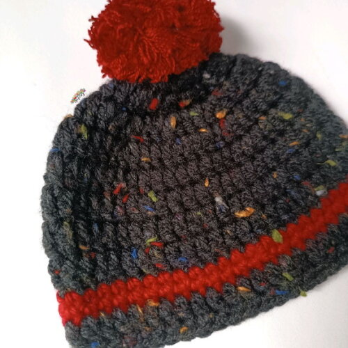 Kit de Crochê Conjunto de Sapatinho e Touca para Bebê