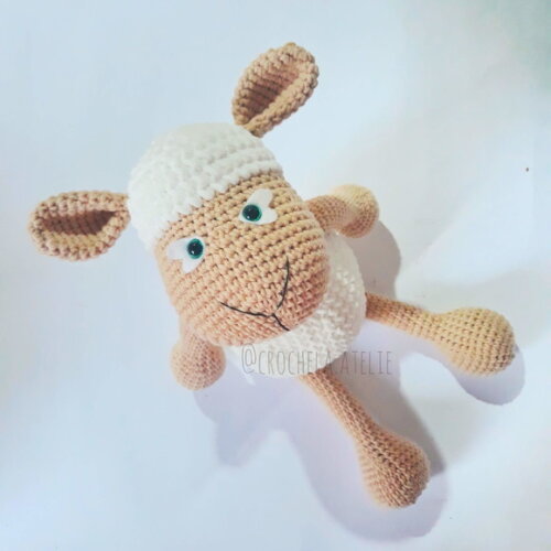 Kit Ovelhas Amigurumi Crochê para Porta Maternidade