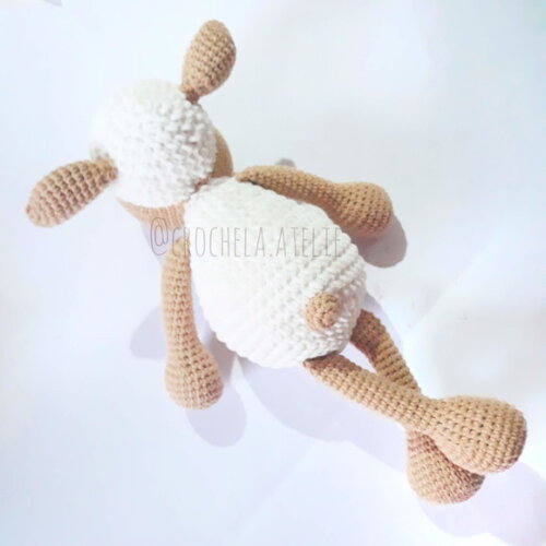 Kit Ovelhas Amigurumi Crochê para Porta Maternidade