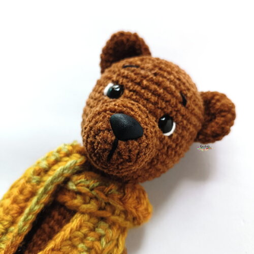 Kit Touca de Lã e Ursinho Amigurumi para Bebê