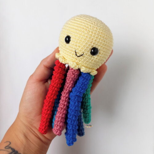 Polvo de Crochê Amigurumi