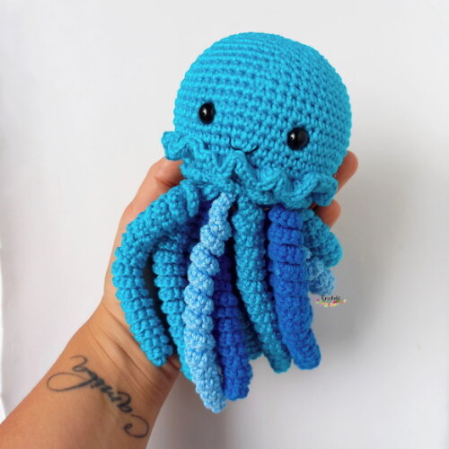 Polvo de Crochê Amigurumi para Menino