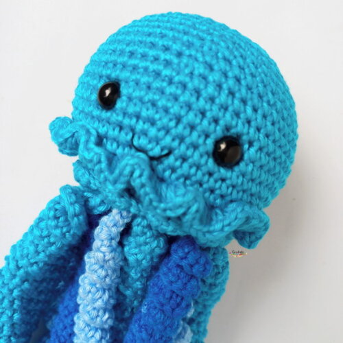 Polvo de Crochê Amigurumi para Menino