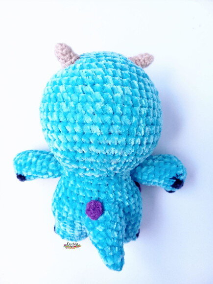 Sullivan Monstros S.a. de Crochê Amigurumi Pelúcia