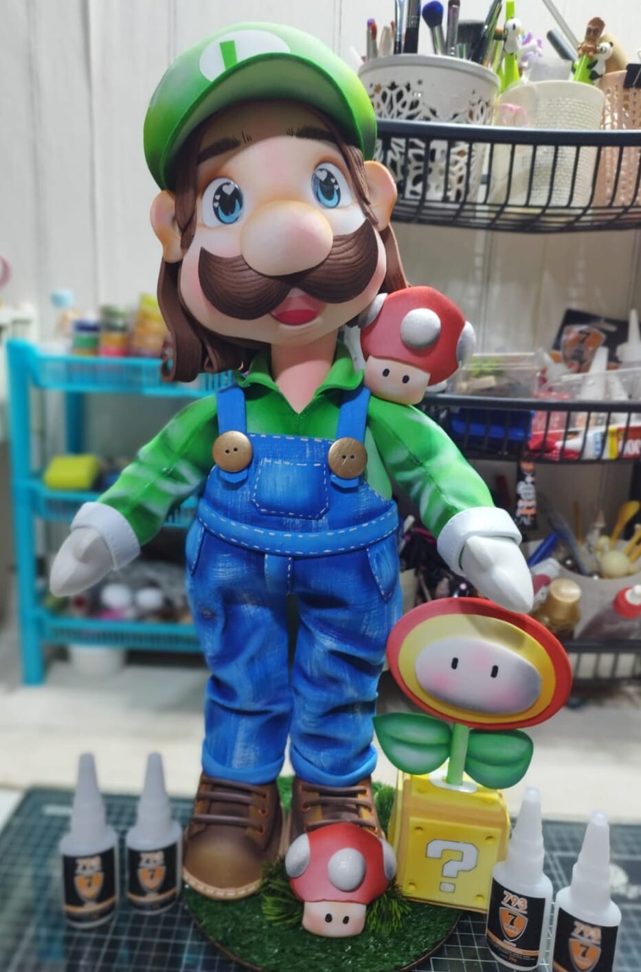 Personagem Tematico Mário e Luigi