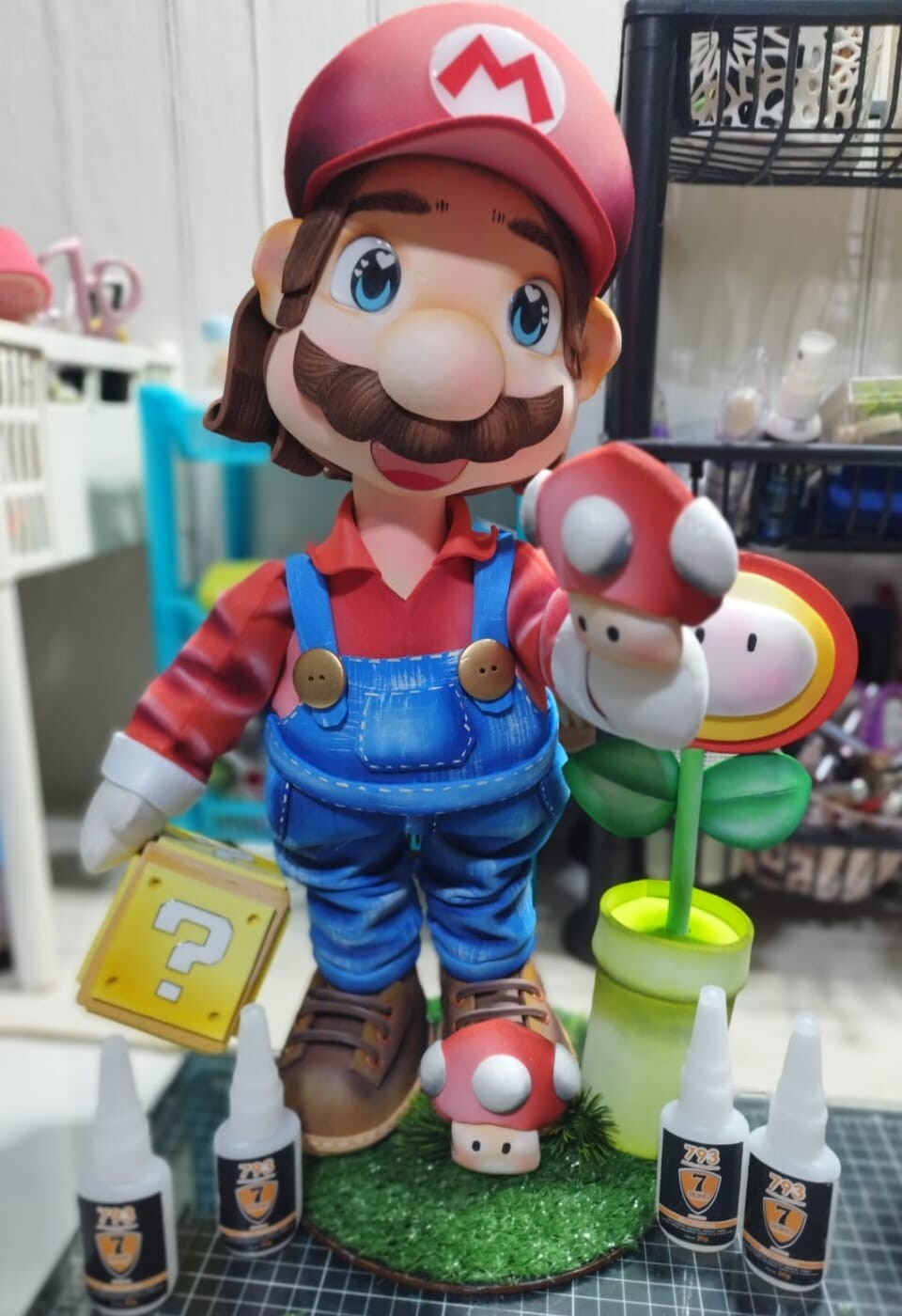 Personagem Tematico Mário e Luigi