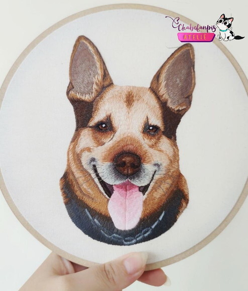 Bordado Realista PET - 16 cm